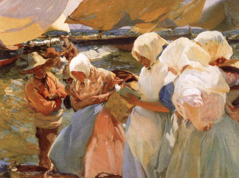 Joaquin Sorolla Y Bastida Selling the Cath at Valencia china oil painting image